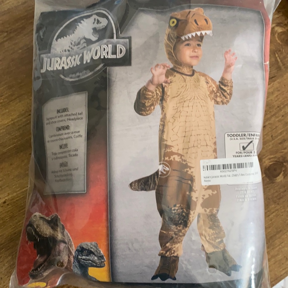 Toddler Jurassic World T-Rex Costume